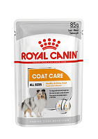 Royal Canin Coat Care Влажный корм для собак, рост красивой и здоровой шерсти, паштет