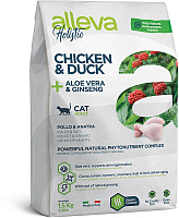 Alleva Holistic Cat Adult Chicken&Duck Сухой корм для взрослых кошек, Курица и Утка