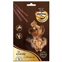 Мнямс Деликатес Лакомые палочки для собак Заяц/Овощи 33гр*13.5см