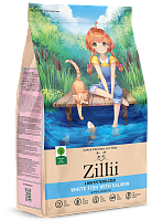 ZILLII Light/Sterilized Cat Сухой корм для стерилизованных кошек с избыточным весом, Белая Рыба и Лосось