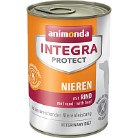Animonda Integra Protect Renal Влажный корм для собак при почечной недостаточности диета, Говядина