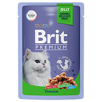 Brit Premium Влажный корм для кошек, Цыпленок в желе