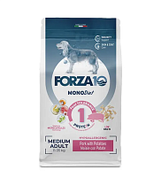 Forza10 MonoDiet Adult Medium Maiale con Patate Сухой корм для взрослых собак средних пород, Свинина и Картофель