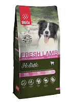 Blitz Holistic Fresh Lamb Сухой монопротеиновый корм для взрослых собак средних и крупных пород с чувствительным пищеварением, Свежий Ягненок
