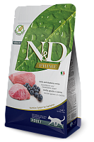 Farmina N&D Prime Adult Lamb&Blueberry Сухой корм для кошек, Ягненок и Черника