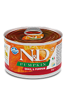 Farmina N&D Pumpkin Adult Mini Quail&Pumpkin Влажный корм для собак мелких пород, Перепел и Тыква