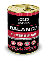 Solid Natura Balance Влажный корм для собак Говядина