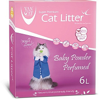 VAN CAT Baby Powder Комкующийся наполнитель с ароматом детской присыпки
