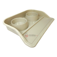 Zliger Набор c двумя мисками для животных на подставке 0,3л