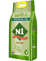 №1 Naturel "Зеленый чай" Комкующийся наполнитель для кошек, 17.5л