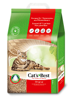 Cats Best Original Наполнитель комкующийся древесный без запаха