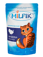 Milfik Влажный корм для кошек, Индейка в соусе