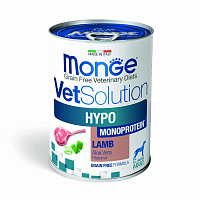 Monge VetSolution Dog Hypo Monoprotein Lamb Влажный корм для собак, для снижения реакции пищевой непереносимости, Ягненок