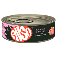 Enso Влажный корм для котят, паштет, Телятина и Овощи