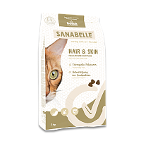Sanabelle Adult Hair&Skin Сухой корм для взрослых кошек, здоровье кожи и шерсти