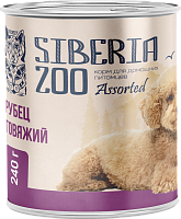 Siberia Zoo Assorted Влажный корм для собак, Рубец Говяжий