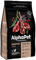 AlphaPet Superpremium Sensitive Сухой корм для кошек с чувствительным пищеварением, Ягненок