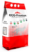 ECO Premium BLUE Наполнитель комкующийся древесный, Без запаха 55л/20 кг
