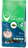 VAN CAT Pine Комкующийся наполнитель без пыли с ароматом Соснового леса