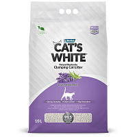 Cat's White Lavender Комкующийся наполнитель натуральный, с ароматом Лаванды
