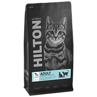 Hilton Adult Sterilized Сухой корм для стерилизованных кошек, Индейка и Лосось