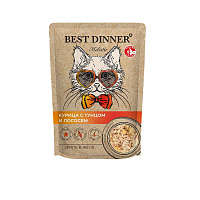 Best Dinner Cat Holistic Влажный корм для кошек, Курица, Тунец и Лосось в желе