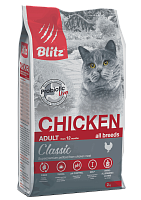 Blitz Classic Adult Cat Сухой корм для кошек, Курица