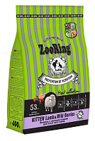 ZooRing Kitten Lamb&Wild Berries Сухой корм для котят, Ягненок и Лесные ягоды